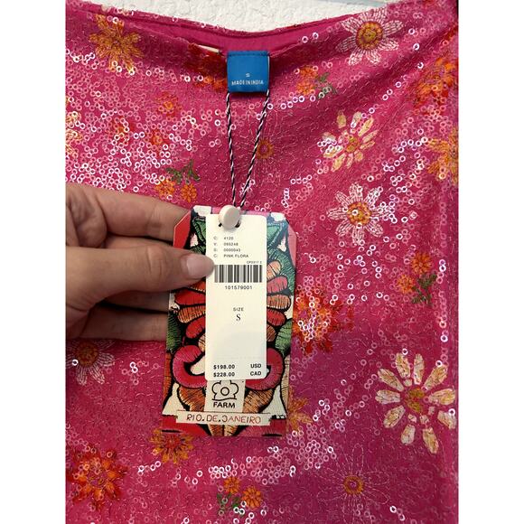 NEW Farm Rio Sequin Mini Skirt - Picture 5 of 6